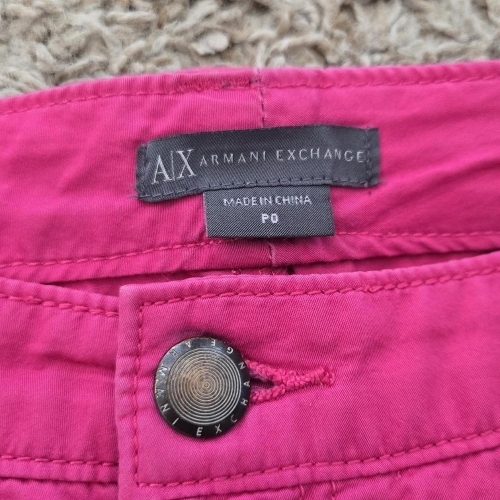 Y2K Armani Exchange Pink Micro Mini Skirt Cargo Utility Size 0 Petite - Picture 5 of 8